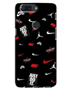 Чохол для OnePlus 5T з картинкою «Nike Mix Pattern»