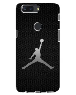 Чохол для OnePlus 5T з картинкою «Jordan Dark Carbon»