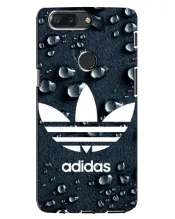 Чохол для OnePlus 5T з картинкою «Adidas Trefoil Blue»