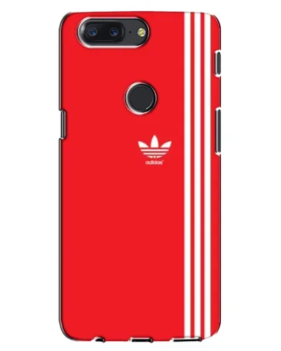 Чохол для OnePlus 5T з картинкою «Червоний мінімалізм Adidas»