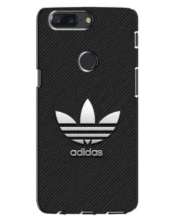 Чохол для OnePlus 5T з картинкою «Adidas Карбонова текстура»
