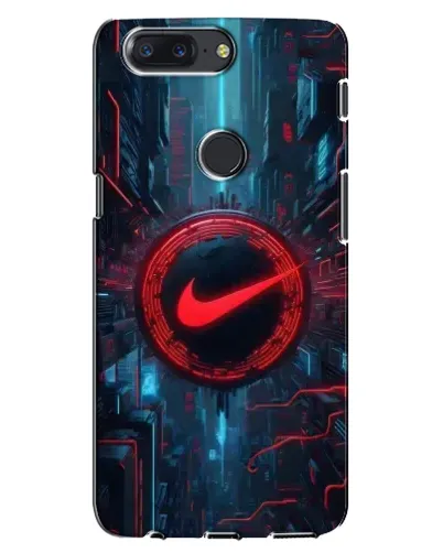 Чохол для OnePlus 5T з картинкою «Техногенний стиль Nike»