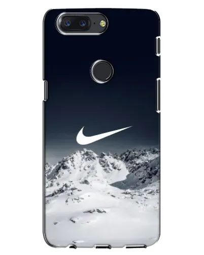 Чохол для OnePlus 5T з картинкою «Nike — зимові гори»