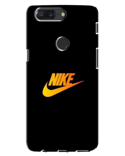 Чохол для OnePlus 5T з картинкою «Золотий логотип Nike»