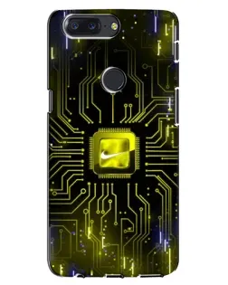 Чохол для OnePlus 5T з картинкою «Nike — золота іскра»