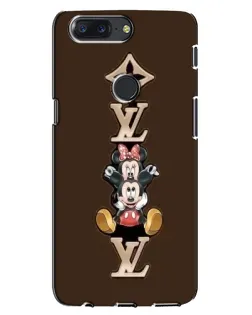 Чохол для OnePlus 5T з картинкою «LV та Міккі Маус»