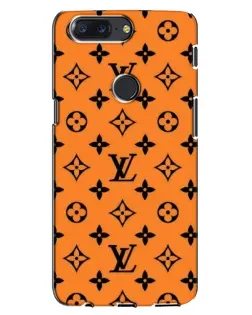 Чохол для OnePlus 5T з картинкою «Помаранчевий стиль LV»