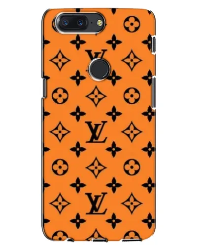 Чохол для OnePlus 5T з картинкою «Помаранчевий стиль LV»