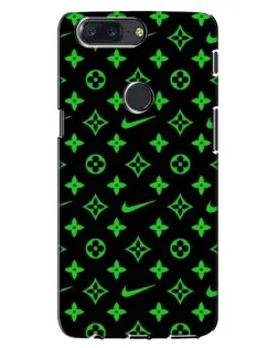 Чохол для OnePlus 5T з картинкою «Неоновий принт LV»
