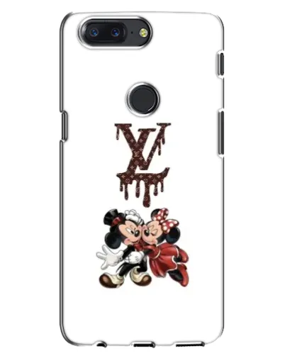 Чохол для OnePlus 5T з картинкою «LV та Міккі Маус»