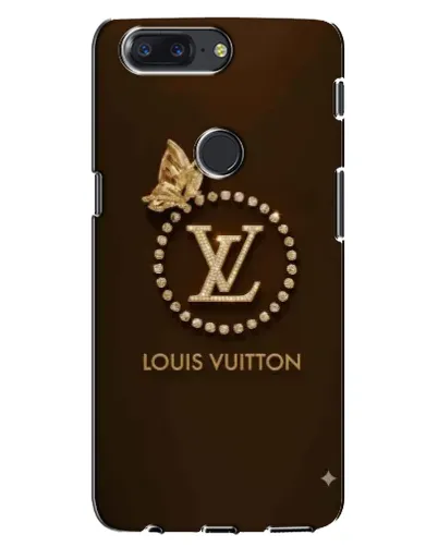 Чохол для OnePlus 5T з картинкою «LV — золота печатка»