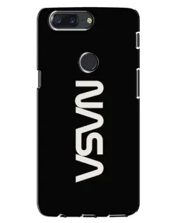 Чохол для OnePlus 5T з картинкою «NASA — вертикальний логотип»