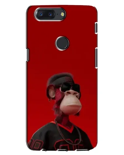 Чохол для OnePlus 5T з картинкою «Bored Ape в червоному»