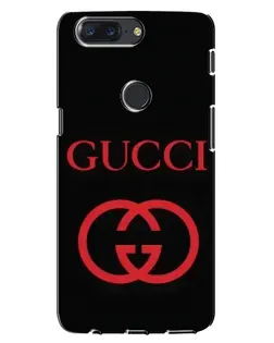 Чохол для OnePlus 5T з картинкою «Gucci — червоний логотип»
