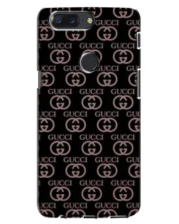 Чохол для OnePlus 5T з картинкою «Класична монограма Gucci»