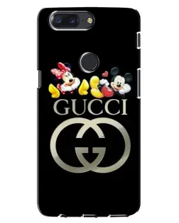 Чохол для OnePlus 5T з картинкою «Gucci — герої Disney»