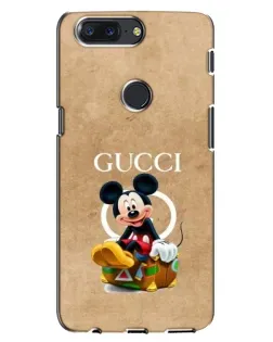 Чохол для OnePlus 5T з картинкою «Міккі Маус Gucci — крафт»