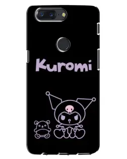 Чохол для OnePlus 5T з картинкою «Kuromi — чорний мінімалізм» Чохол для OnePlus 5T з картинкою «Kuromi — чорний мінімалізм»