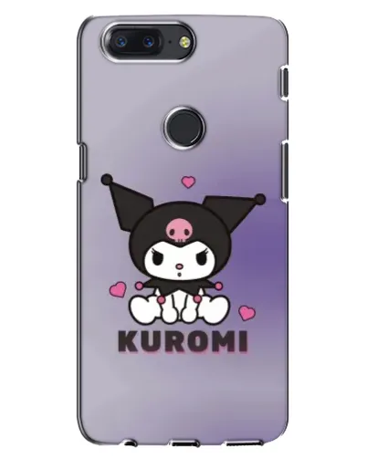 Чехол для OnePlus 5T с картинкой «Kuromi — фиолетовый арт»