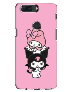 Чехол для OnePlus 5T с картинкой «My Melody и Kuromi» Чехол для OnePlus 5T с картинкой «My Melody и Kuromi»