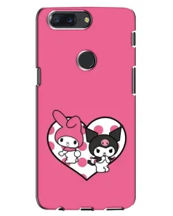Чехол для OnePlus 5T с картинкой «Kuromi и My Melody» Чехол для OnePlus 5T с картинкой «Kuromi и My Melody»