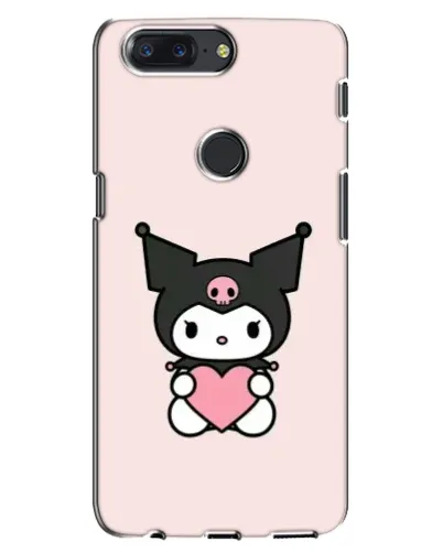 Чехол для OnePlus 5T с картинкой «Kuromi и сердце»