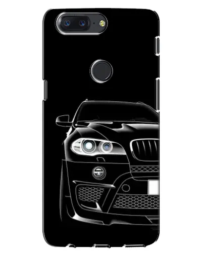 Чохол для OnePlus 5T з картинкою «Темний силует BMW»
