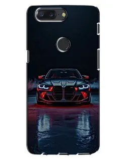 Чохол для OnePlus 5T з картинкою «BMW на мокрій дорозі»