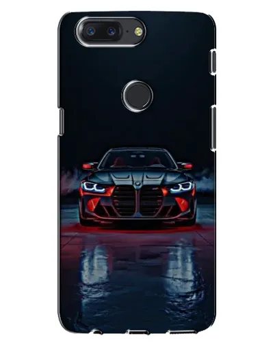 Чохол для OnePlus 5T з картинкою «BMW на мокрій дорозі»