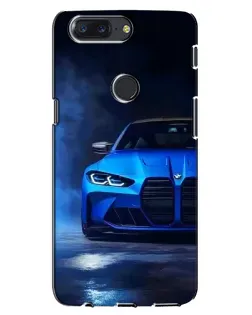 Чохол для OnePlus 5T з картинкою «Блакитна BMW M4»