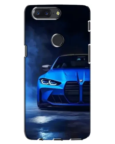Чохол для OnePlus 5T з картинкою «Блакитна BMW M4»