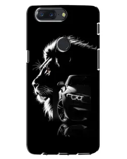 Чохол для OnePlus 5T з картинкою «BMW та лев»
