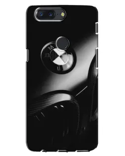 Чохол для OnePlus 5T з картинкою «Емблема BMW — макро»