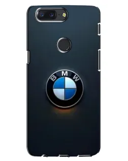 Чохол для OnePlus 5T з картинкою «Логотип BMW — мінімалізм»