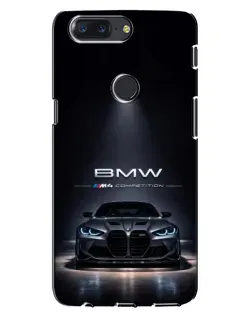 Чехол для OnePlus 5T с картинкой «BMW сквозь ночной город» Чехол для OnePlus 5T с картинкой «BMW сквозь ночной город»