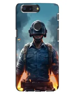 Чохол для OnePlus 5T з картинкою «PUBG — реалістичний герой»