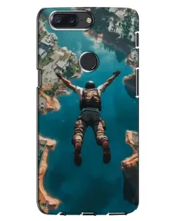 Чохол для OnePlus 5T з картинкою «PUBG — вільне падіння»