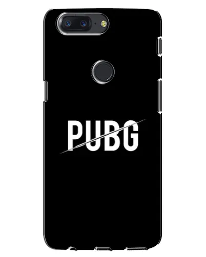 Чохол для OnePlus 5T з картинкою «PUBG — білий логотип»