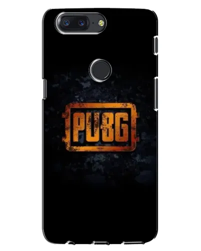 Чохол для OnePlus 5T з картинкою «PUBG — золотий логотип»