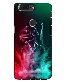Чохол для OnePlus 5T з картинкою «PUBG — вогняний воїн»