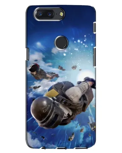 Чохол для OnePlus 5T з картинкою «Десант PUBG — стрибок»