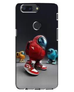 Чехол для OnePlus 5T с картинкой «Among Us — 3D стиль»