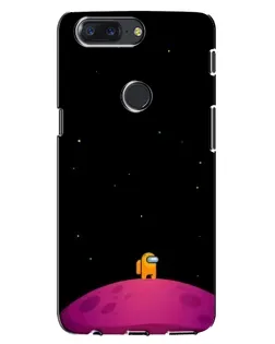 Чехол для OnePlus 5T с картинкой «Одинокий герой на планете»