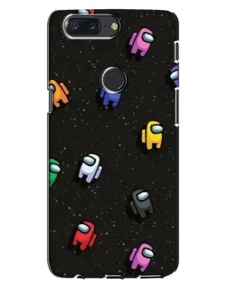 Чехол для OnePlus 5T с картинкой «Космический паттерн Among Us»