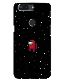 Чехол для OnePlus 5T с картинкой «Красный Among Us»