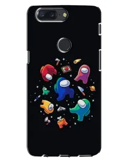 Чехол для OnePlus 5T с картинкой «Among Us космос»