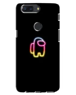 Чехол для OnePlus 5T с картинкой «Among Us градиент»