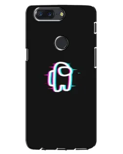 Чехол для OnePlus 5T с картинкой «Among Us неон»
