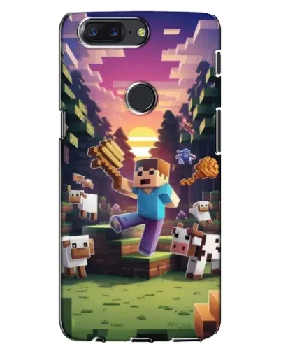 Чехол для OnePlus 5T с картинкой «Стив на ферме» Чехол для OnePlus 5T с картинкой «Стив на ферме»