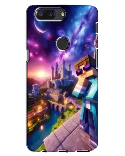 Чехол для OnePlus 5T с картинкой «Стив и космос»